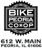 Bike Peoria Coop Address Logo